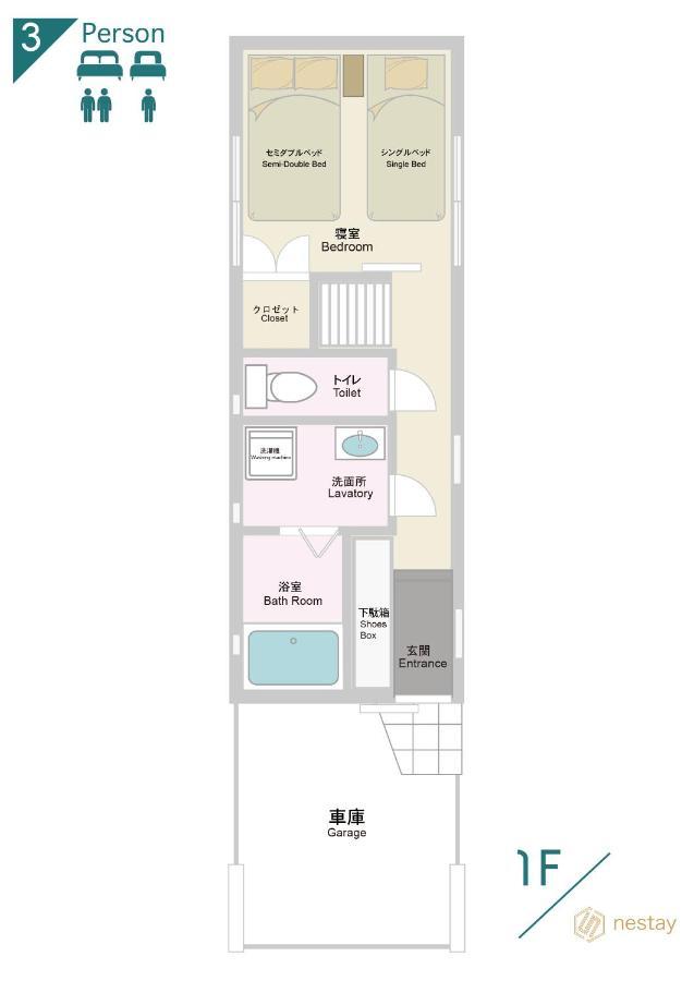 Nestay Villa Tokyo Sugamo Dış mekan fotoğraf